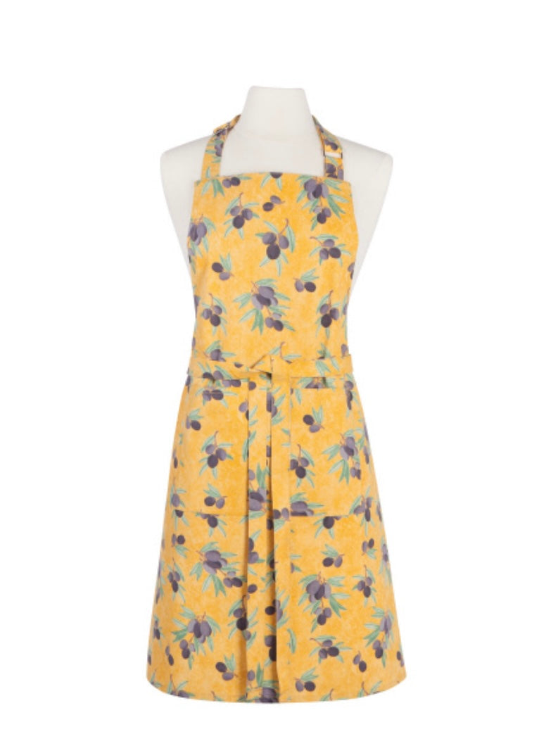 Cotton Chef Apron - Olives
