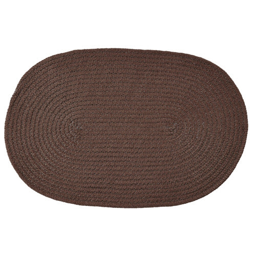 Country Braid Rug - Brown