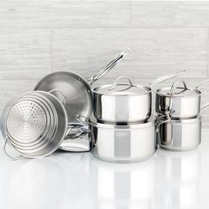Meyer Confederation 11 Piece Stainless Steel Cookware Set