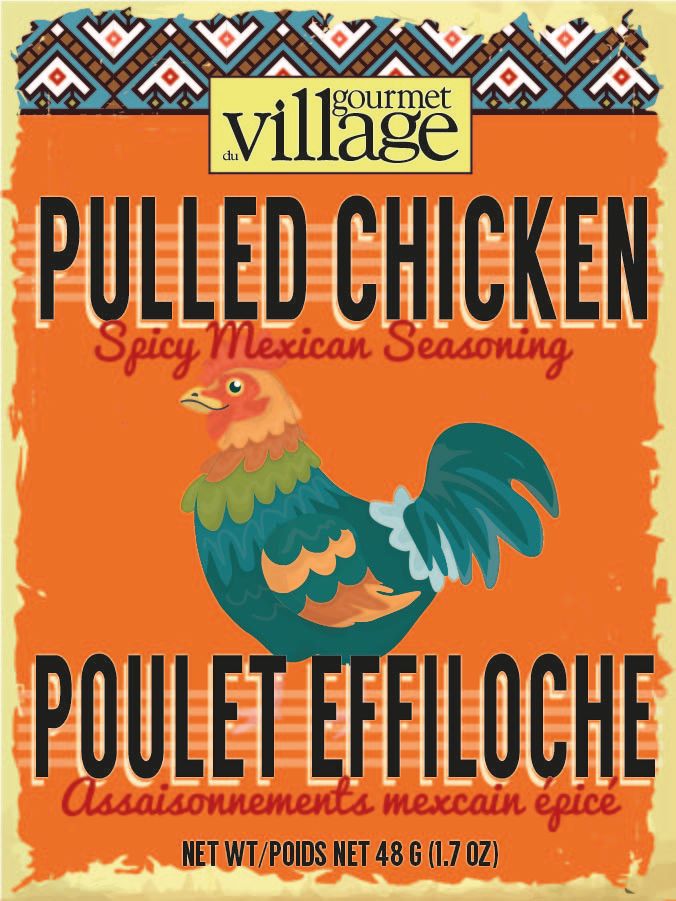 Gourmet du Village - Pulled Chicken Spicy Mexican Seasoning