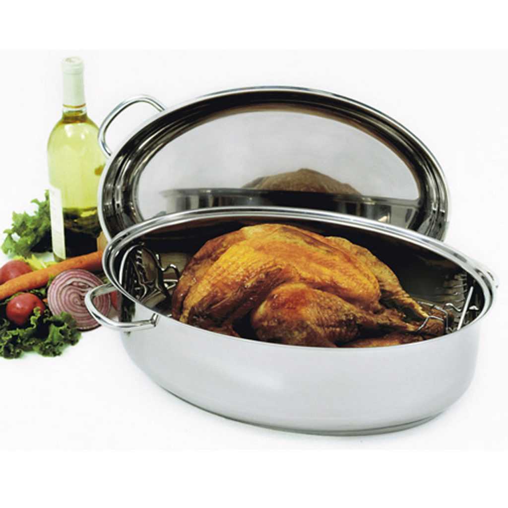 Norpro Krona Stainless Steel Roaster with Rack