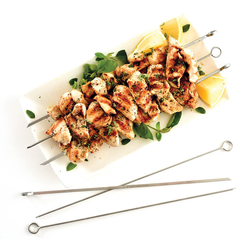 Norpro Stainless Steel 12" Skewers - 6 Pieces