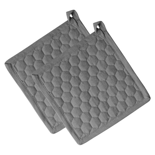 Fouta Pot Holders - Grey