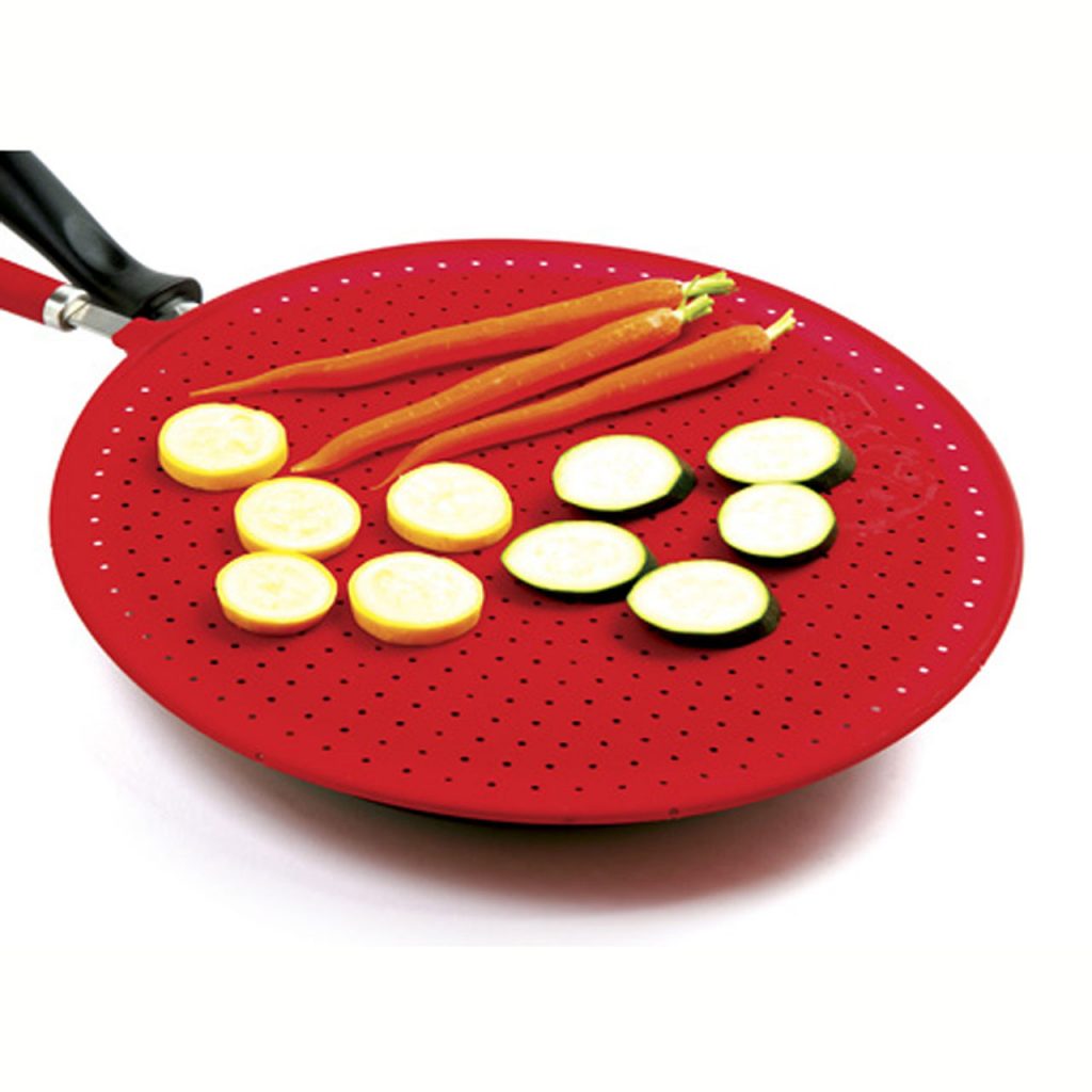 Norpro Grip-EZ Silicone Splatter Screen - Red