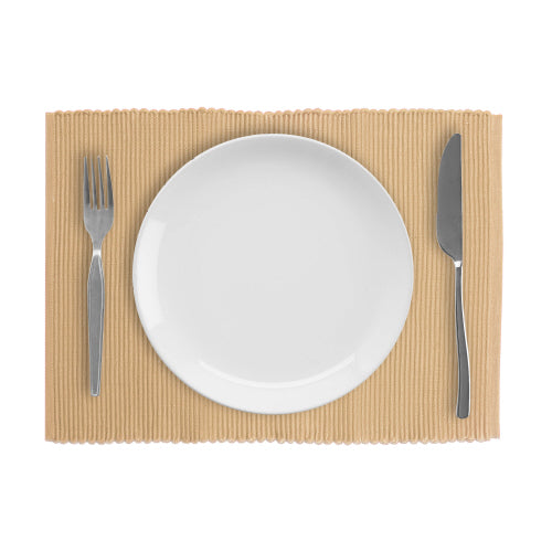 Broadway Solid Placemats - Khaki