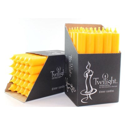 7" Twilight Dinner Candles - Sunflower