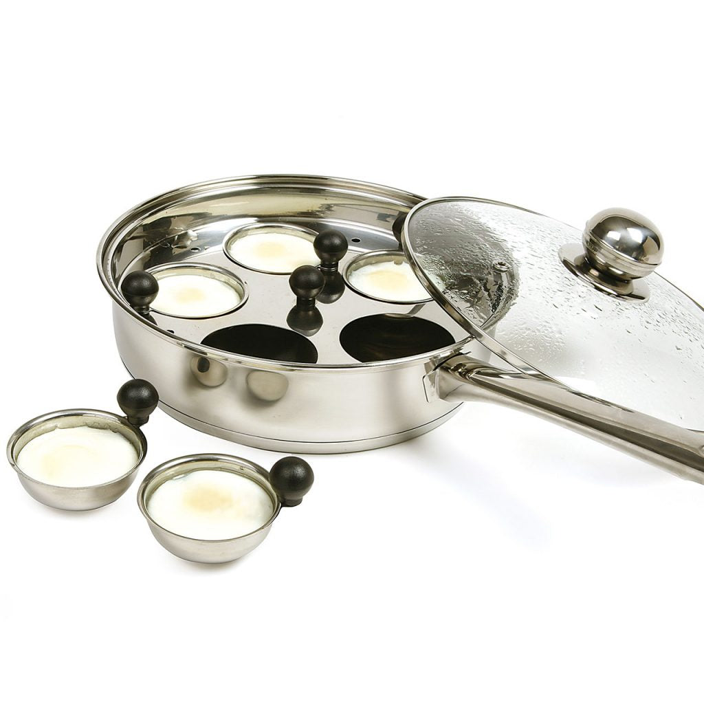 Norpro Egg Poacher | Skillet Set with Lid