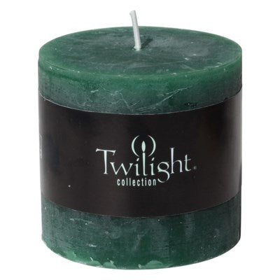 3" x 3" Scented Twilight Pillar Candles - Pine