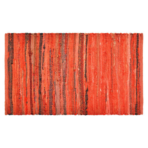 Premium Rag Rug - Red