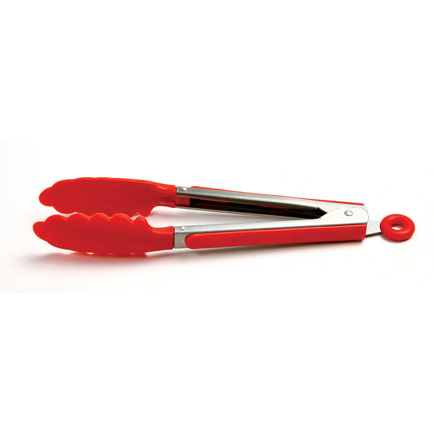 Grip-EZ 9" Locking Tongs - Red