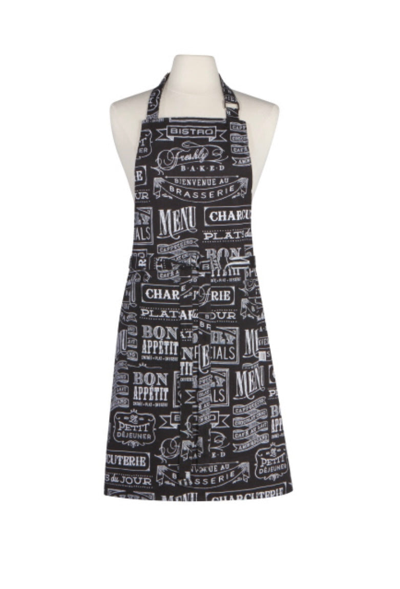 Cotton Chef Apron - Chalkboard