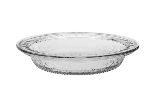 Anchor Hocking 9.5" Laurel Embossed Pie Dish