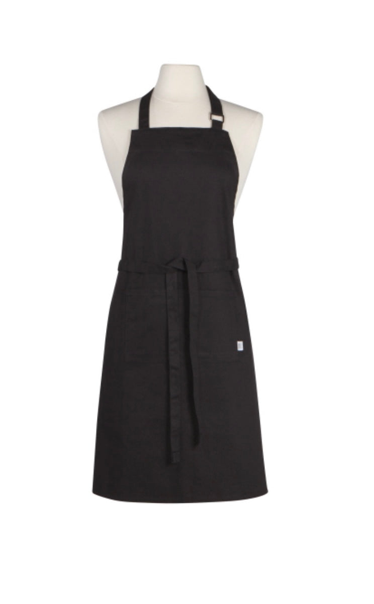 Cotton Chef Apron - Black Chefs Apron