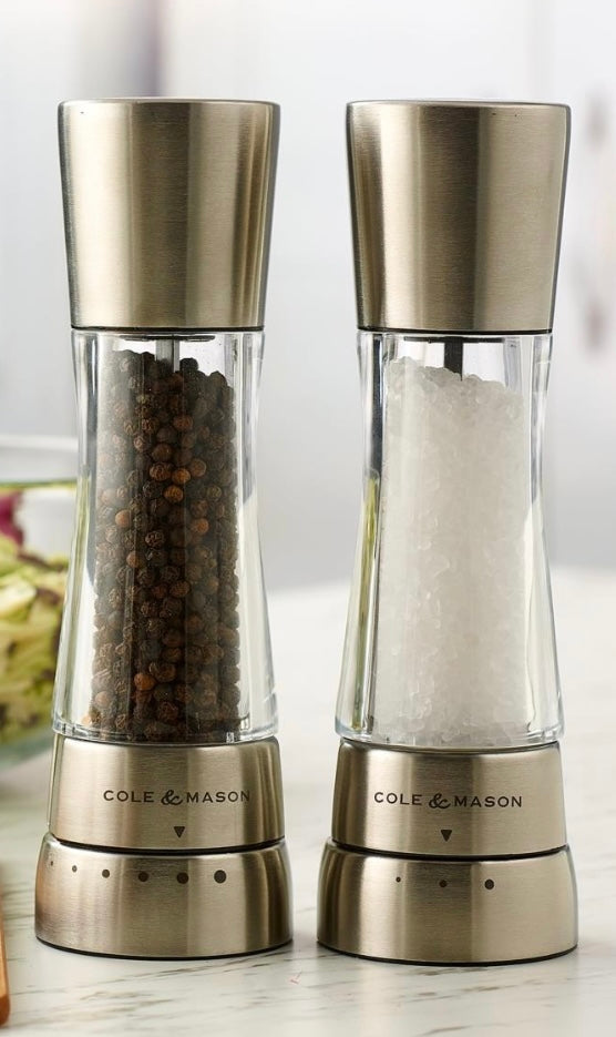 Cole & Mason Salt & Pepper Grinders (Stainless)