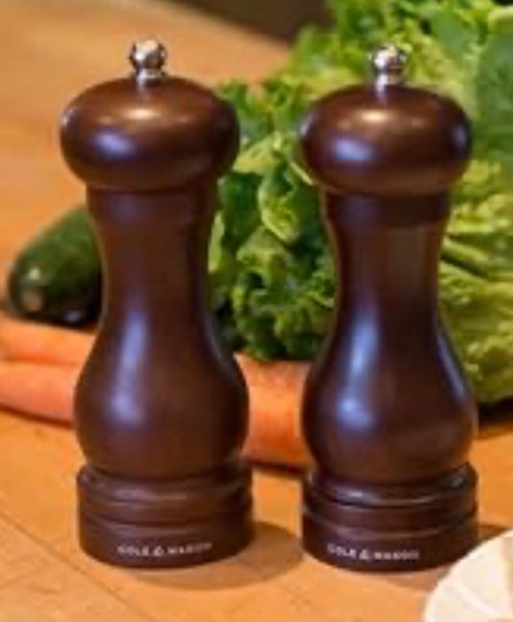 Cole & Mason Salt & Pepper Grinders - Wood Look