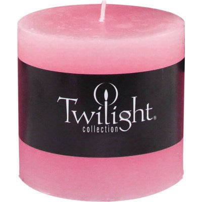 3" x 3" Scented Twilight Pillar Candles - Pink Grapefruit & Jasmine