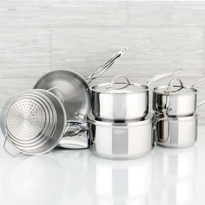 Meyer Confederation  11 Piece Stainless Steel Cookware Set