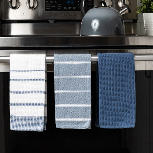 Fouta Kitchen Towels - Blue