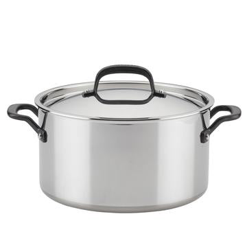 Kitchen Aid 5 Clad Stainless Steel Stock Pot