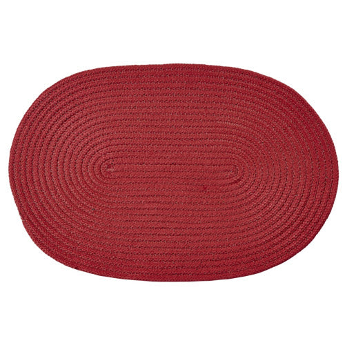 Country Braid Rug - Red