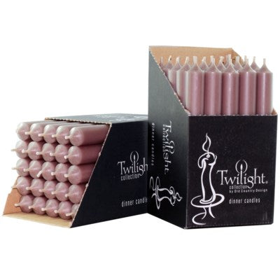 7" Twilight Dinner Candles - Taupe