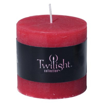 3" x 3" Scented Twilight Pillar Candles - Cranberry