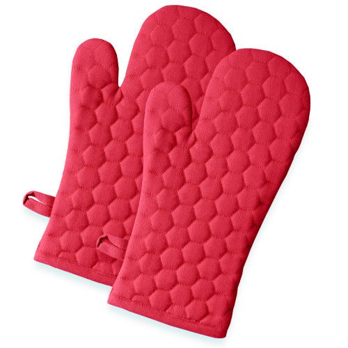 Fouta Oven Mitts - Red