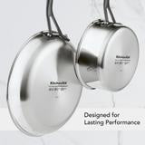 Kitchen Aid 5 Ply Clad 10 Piece Stainless Steel Cookware Set