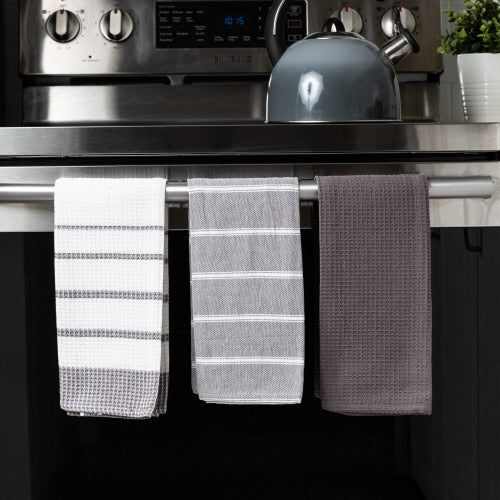Fouta Kitchen Towels - Grey