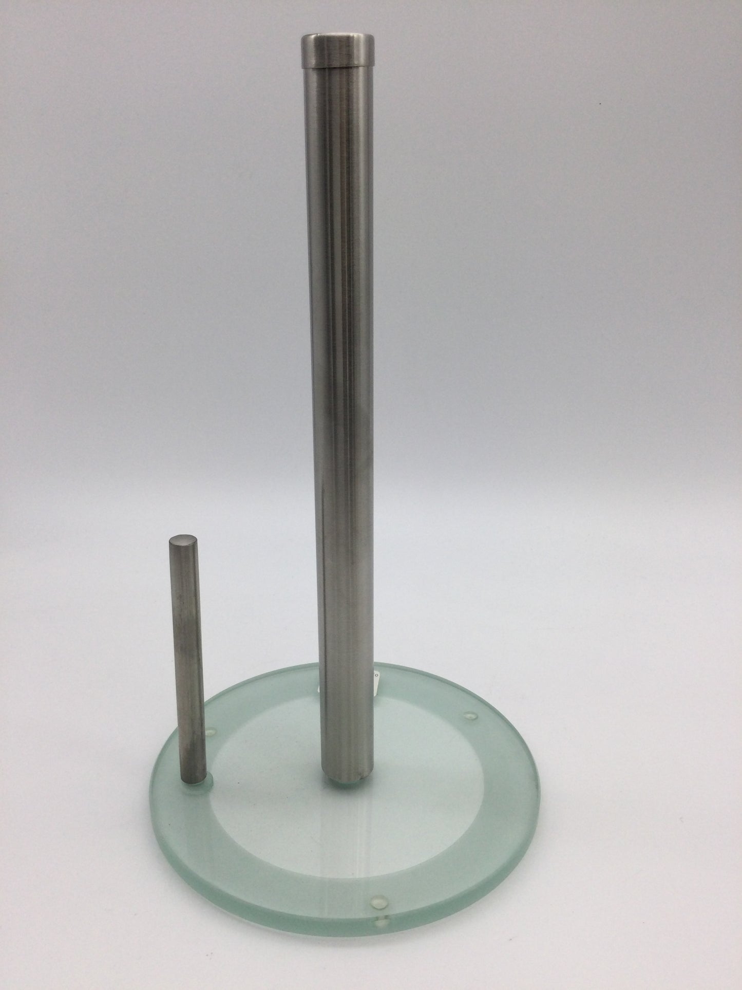 Glass & Stainless Steel Paper Towel Holder