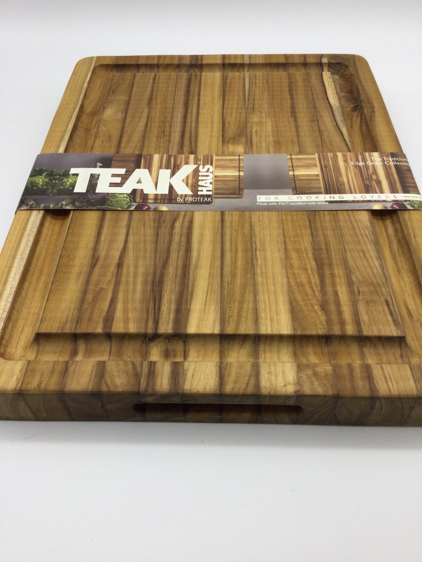 Teak Cutting Board with Handles - Small