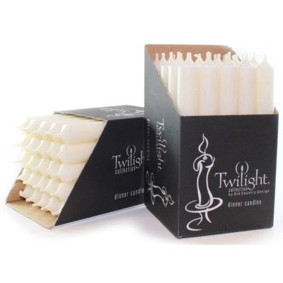 10" Twilight Dinner Candles - Ivory